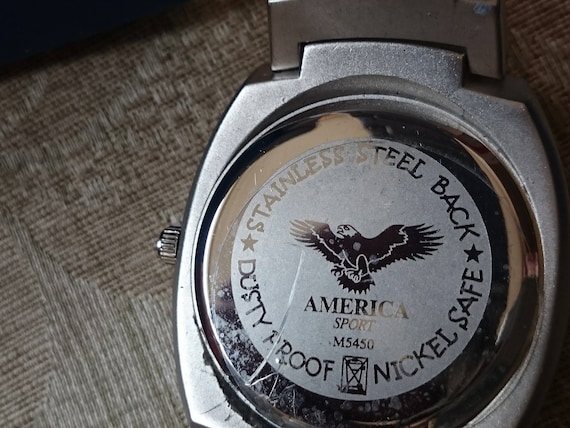 Gents Boxed America Sports Watch in Original Box New Battery