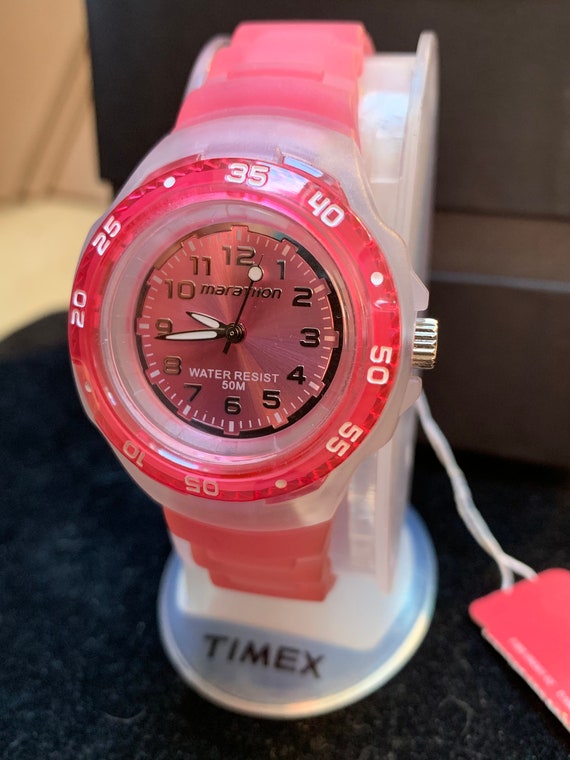 Timex pink best sale watch