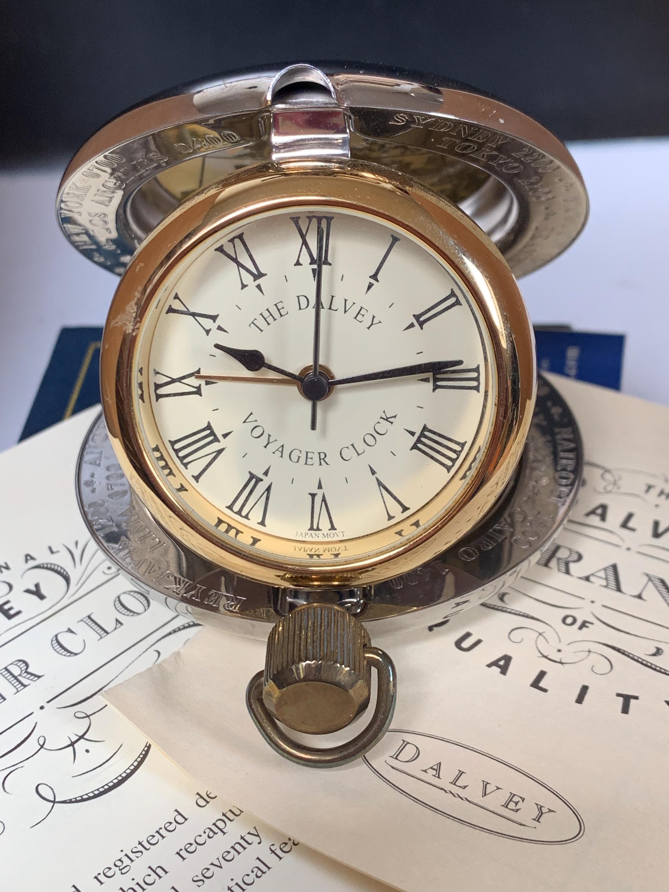 Dalvey Travel Clock - Etsy UK