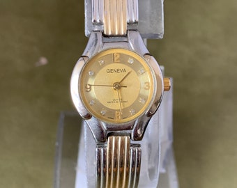 Ladies Geneva Two-Tone Quartz fashion watch