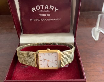 Rotary interchangeable top gents swiss watch