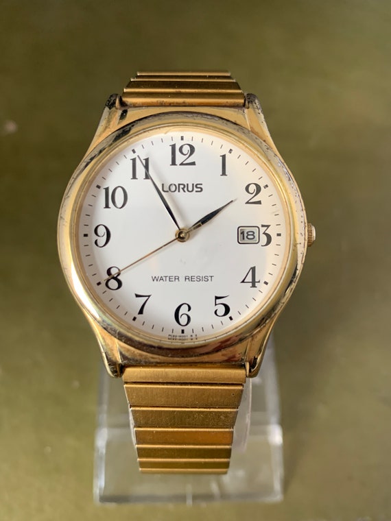 Gents Lorus stretch band watch Gents Lorus stretch band watch