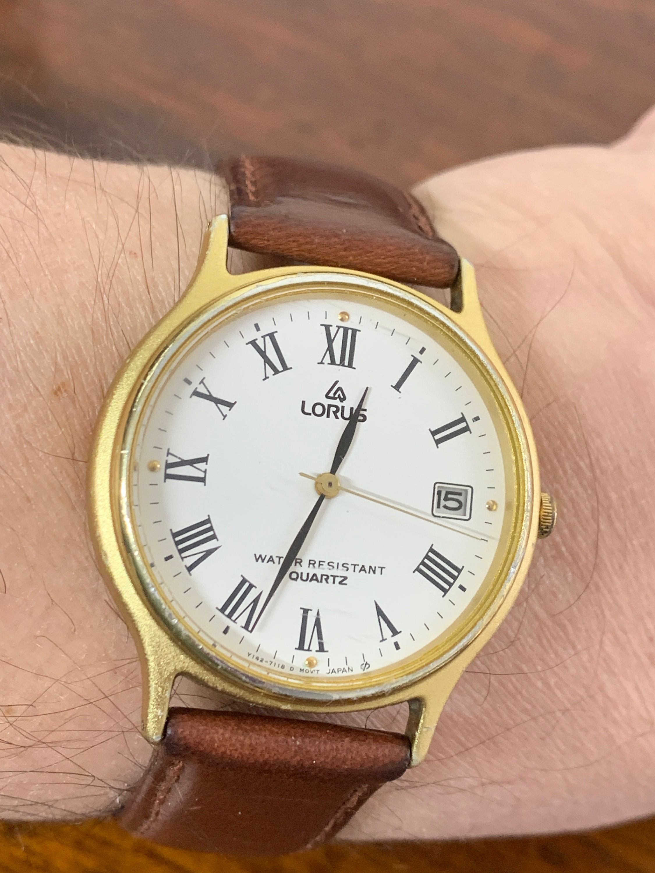 Montre pour homme vintage Lorus by Seiko Y142-7030 pour homme