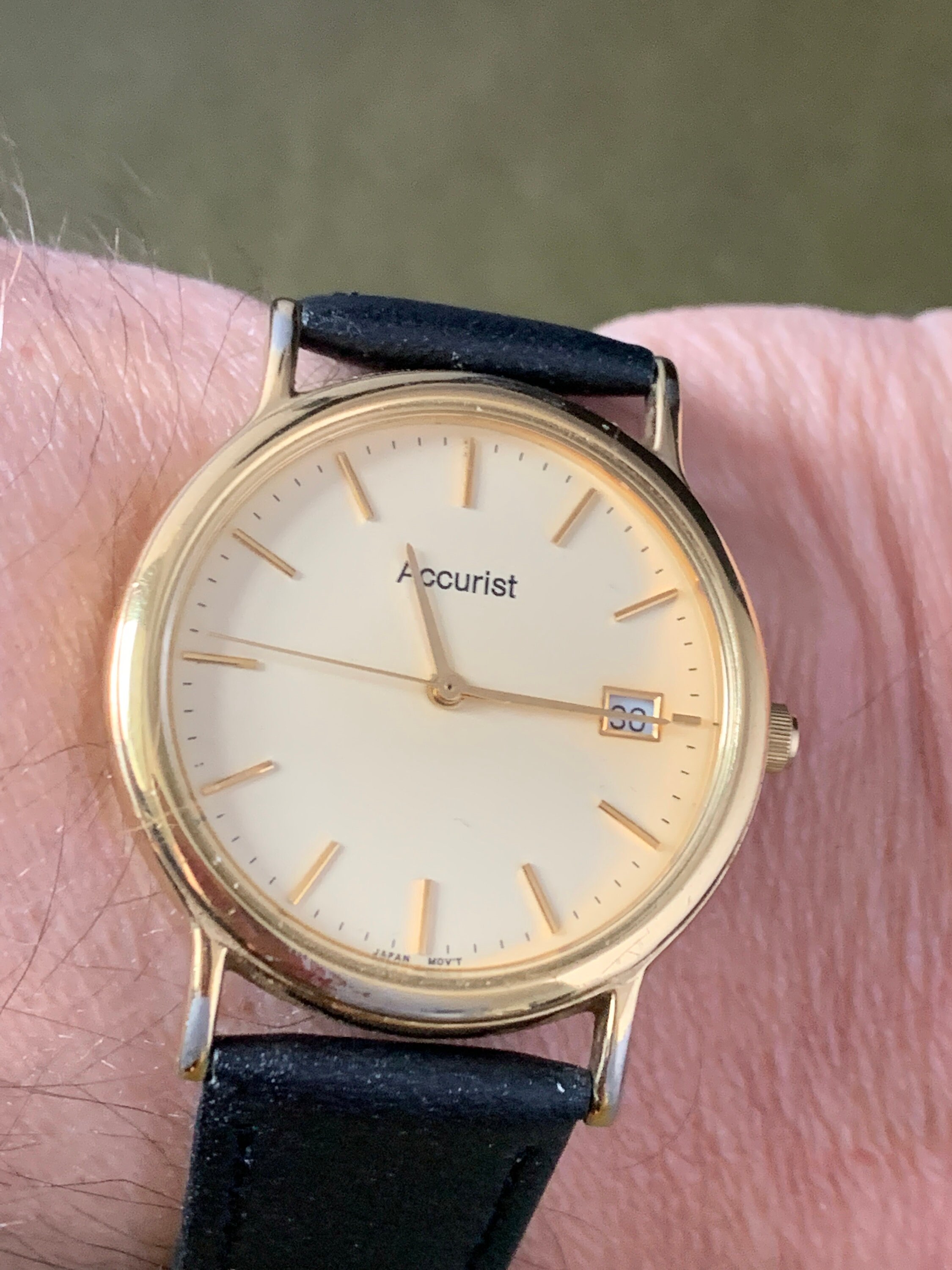 Vintage accurist shop men's watches