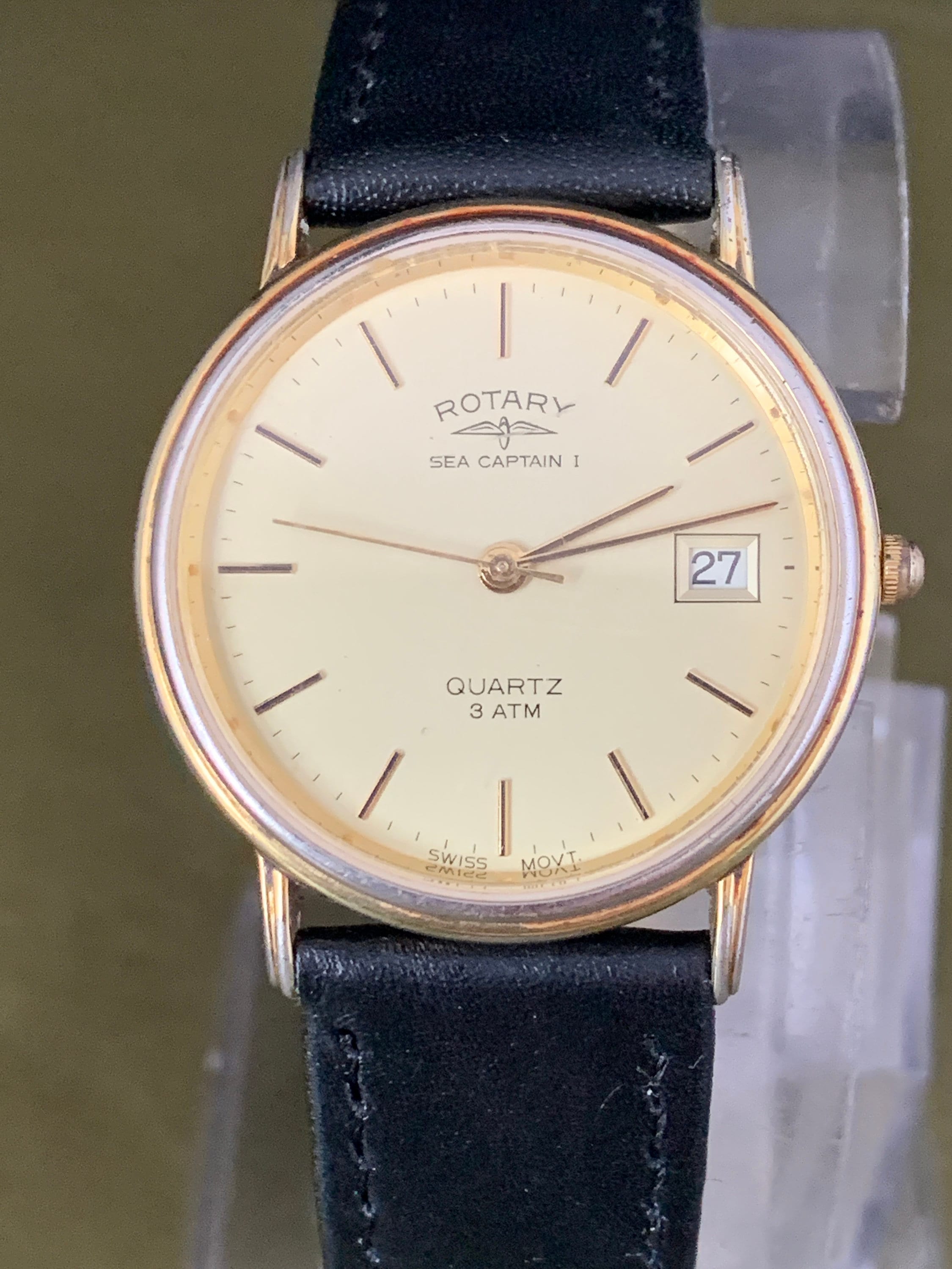 Captain quartz watch sale
