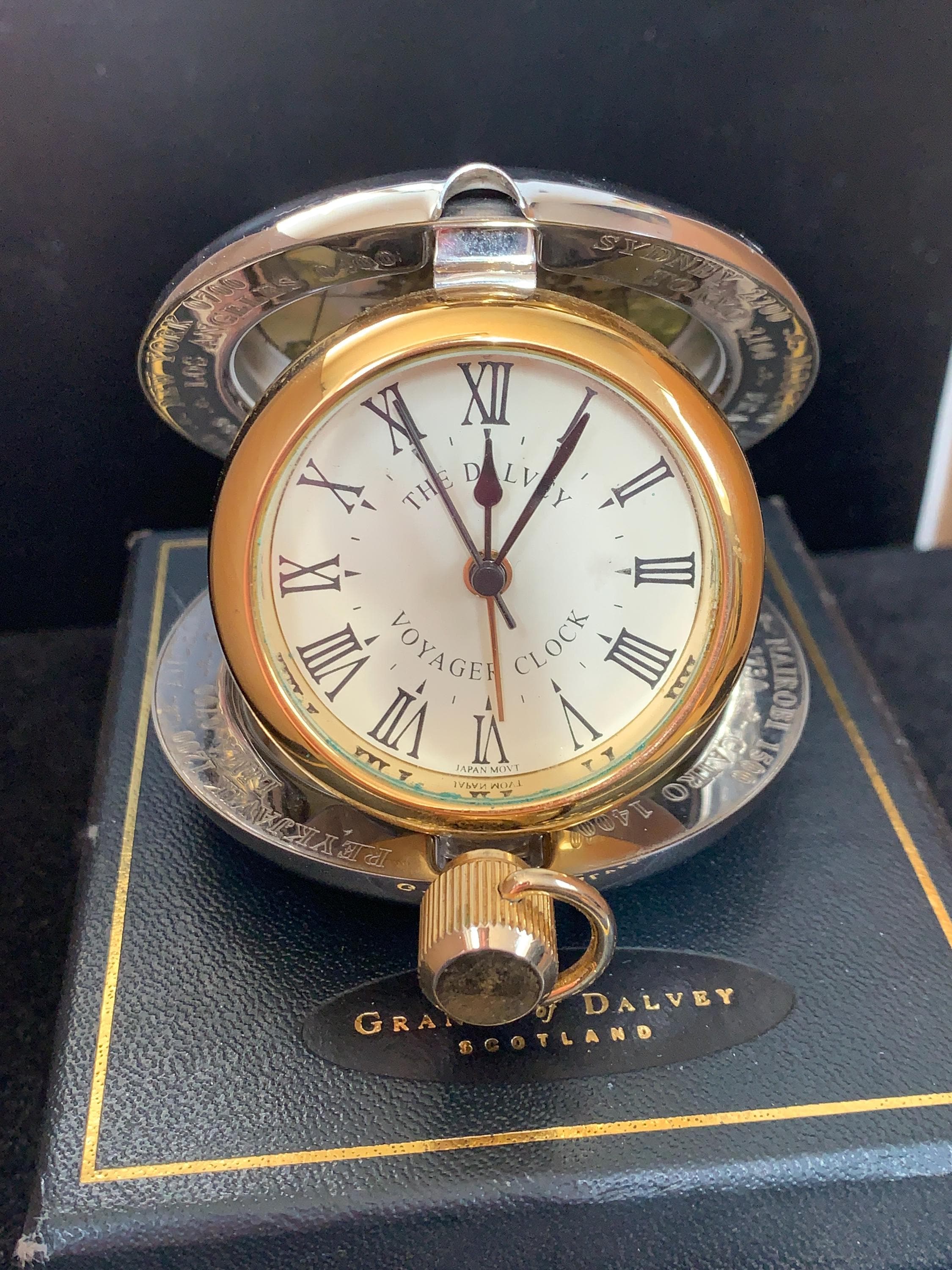 Dalvey Voyager Travel Alarm Clock - Etsy