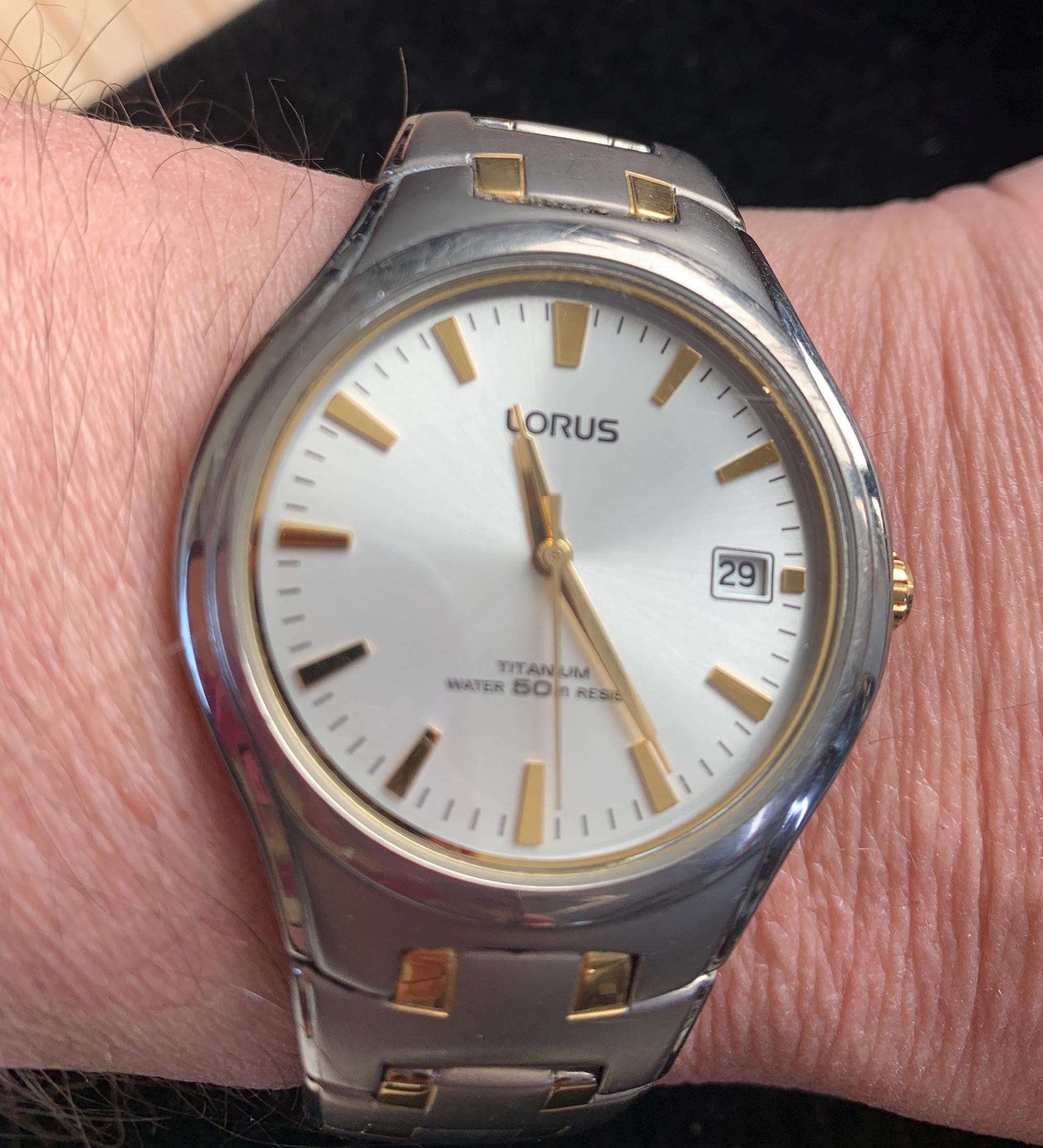 Men's Lorus Titanium VX42-X110 Wristwatch Watch by Seiko AF - Etsy