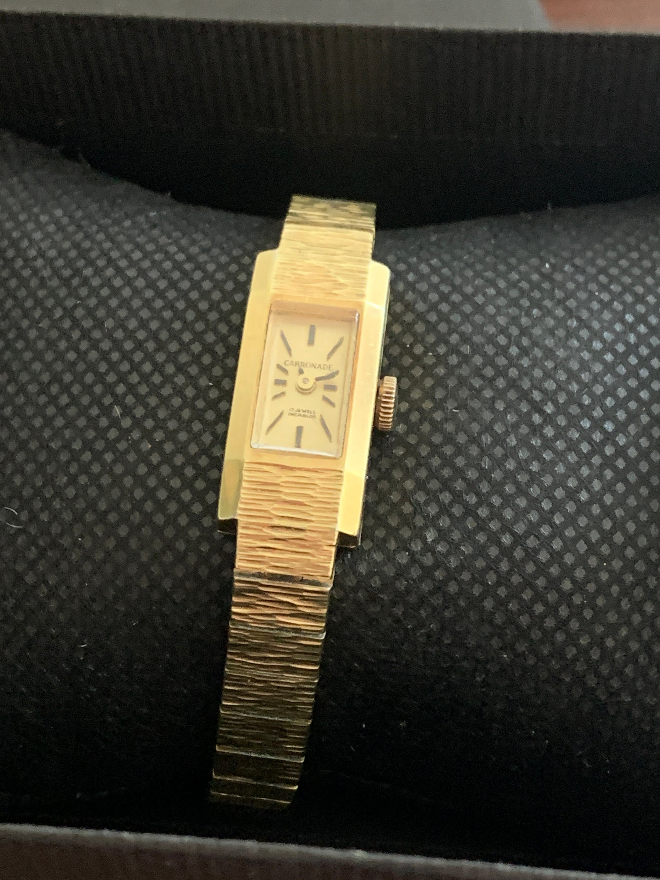 Beautiful Very Petite Carronade Ladies Integrated Bracelet Mechanical Watch Etsy Australia