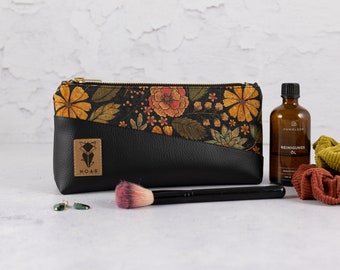 Cork Flower cosmetic bag pencil case