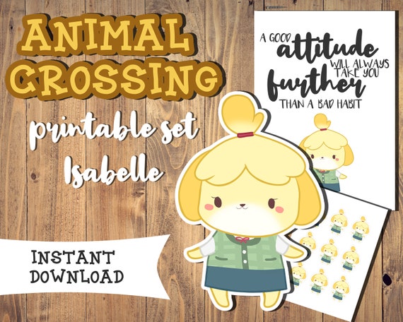 Instant Download Animal Crossing Isabelle Png File Clipart Etsy