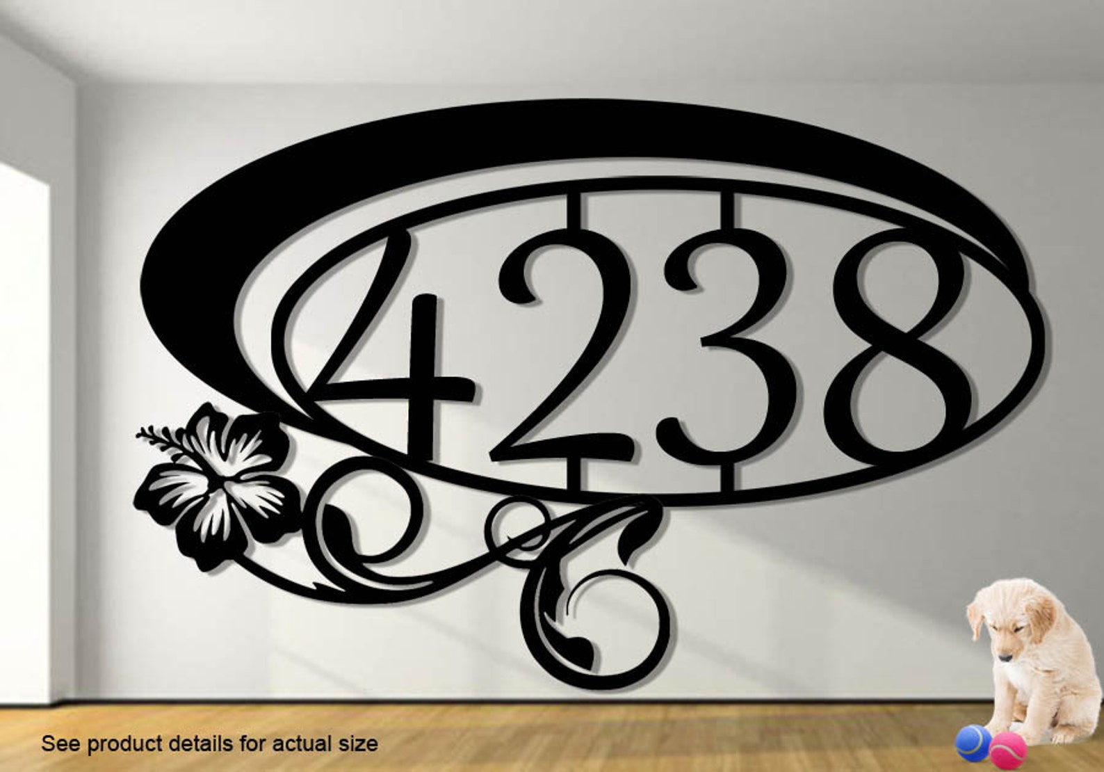 Oval Address Sign 18 1/4 X 9 3/4 Large House Numbers Steel Etsy