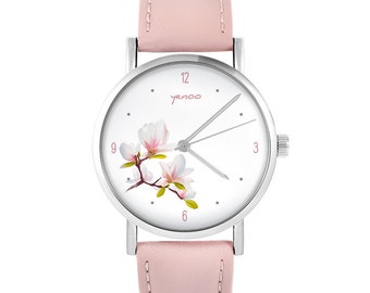 Yenoo Watch - Magnolia - rose quartz