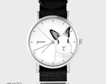 Reloj Yenoo - Conejo - negro