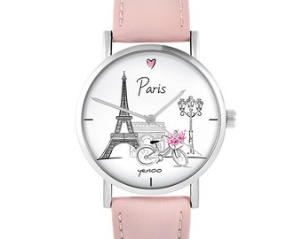 Watch - Paris - rose quartz