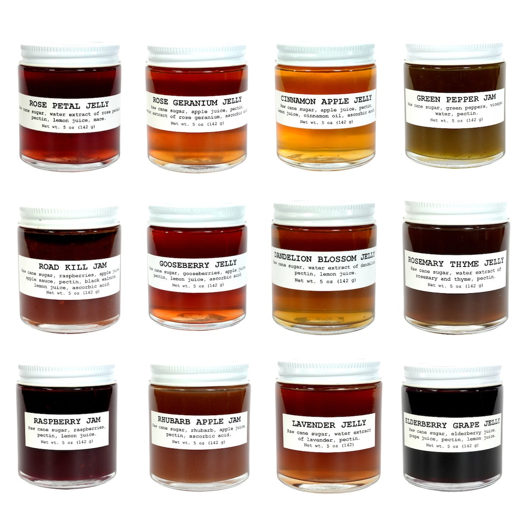 Artisan Jams & Jellies Assorted 12pack Jam and Jelly Gift Set Gourmet