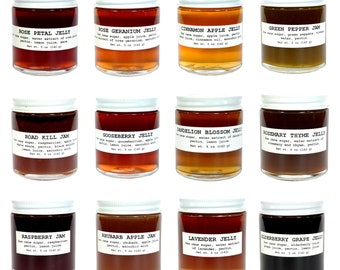 Artisan Jams & Jellies Assorted 12-pack - Jam and Jelly Gift Set - Gourmet Fruit Spread Collection