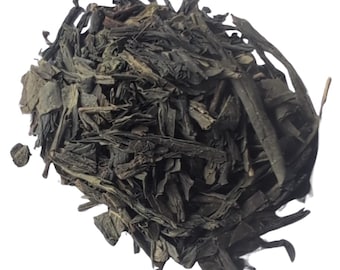 Sencha Green Tea (Camellia sinensis), 0.75 oz (21 g) Looseleaf Tea by Smoke Camp Crafts