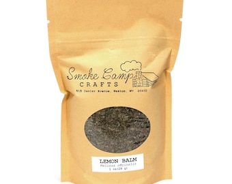 Lemon Balm, Dried Herb - 1 oz (28 g) by Smoke Camp Crafts