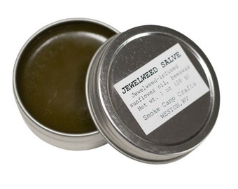 Smoke Camp Crafts Jewelweed Salve - 1 oz - Poison Ivy Relief Salve - Hunters - Hikers - Outdoorsman Salve…