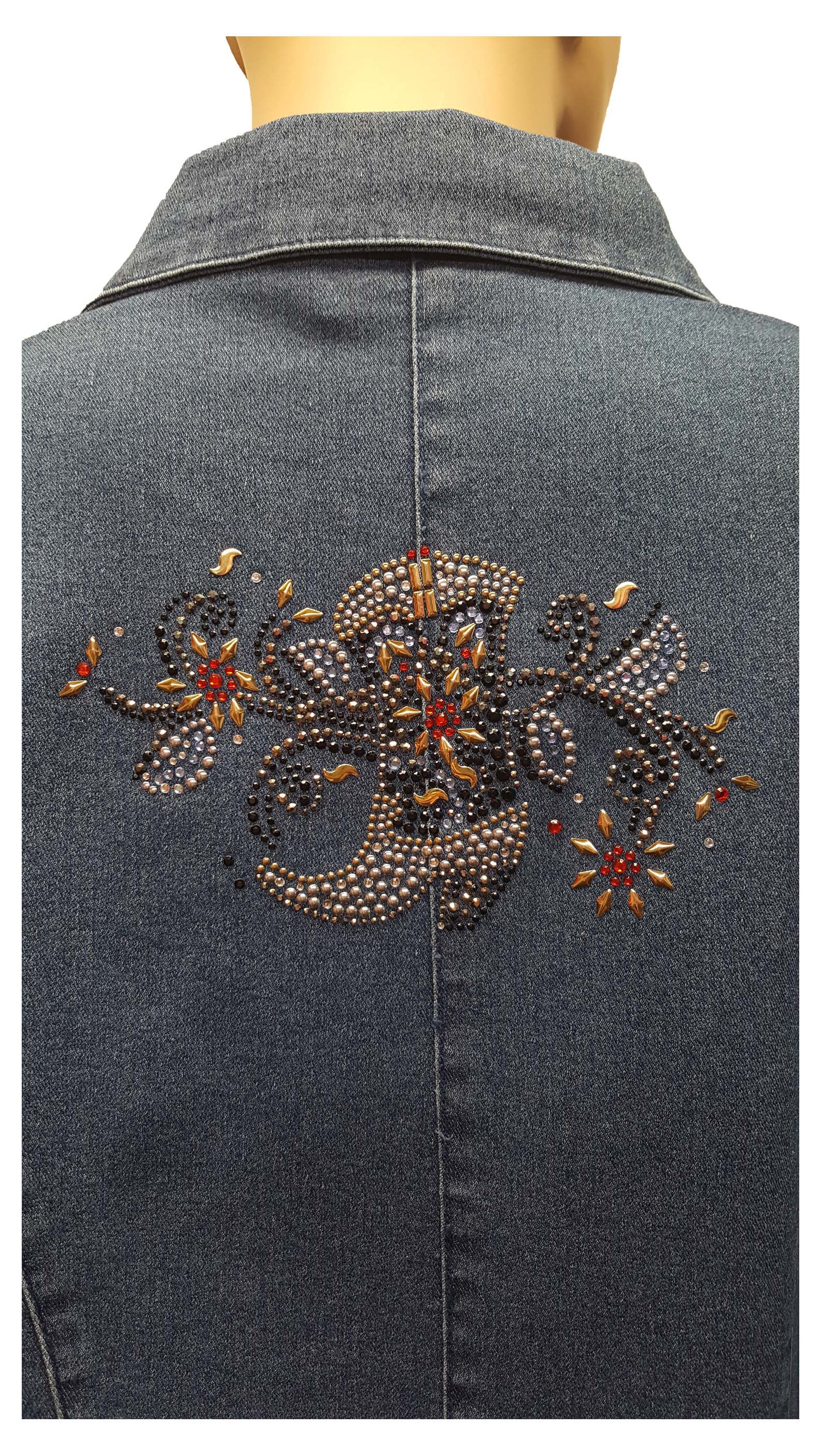 bling denim jacket