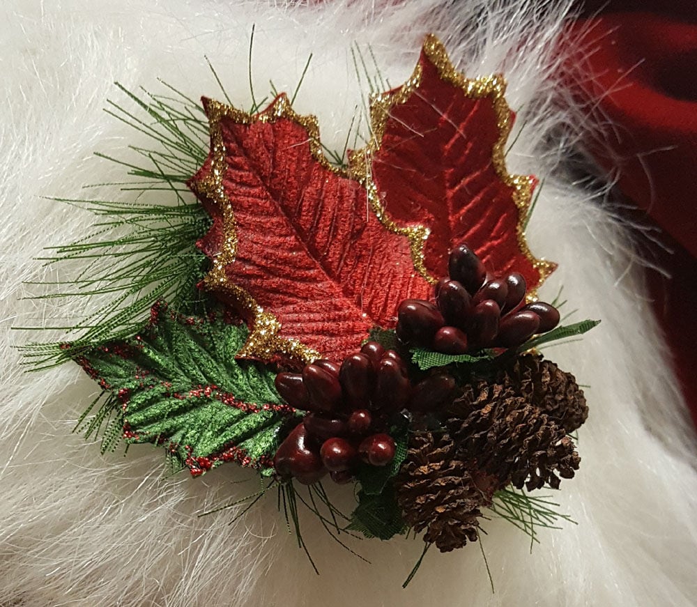 purple christmas santa hats