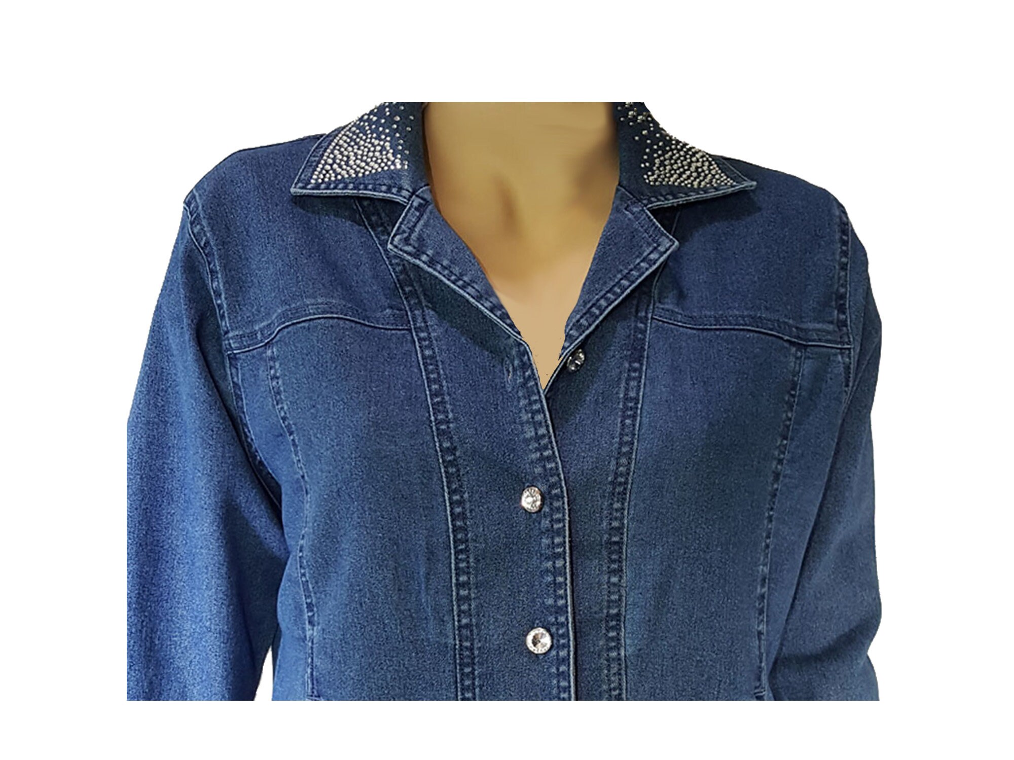 denim jacket long arms