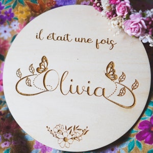 Anúncio de nome personalizado-gravado anúncio de bebê recém-nascido feito à mão sinal de nome personalizado ideia de presente cartão de recém-nascido