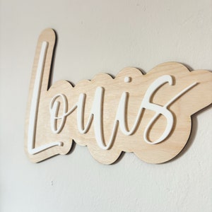 Prenom en Bois et Acrylique - Décoration Murale Salle de Jeux Chambre Enfant Cadeau de Naissance Cadeau Personnalisé