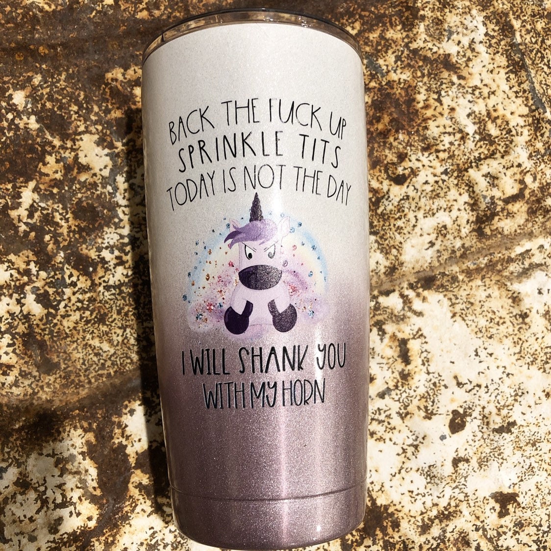 Coffee Mug Today I Will be A Unicorn 30 oz Tumbler Travel Cup