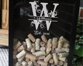 Personalized Wine Cork Holder
