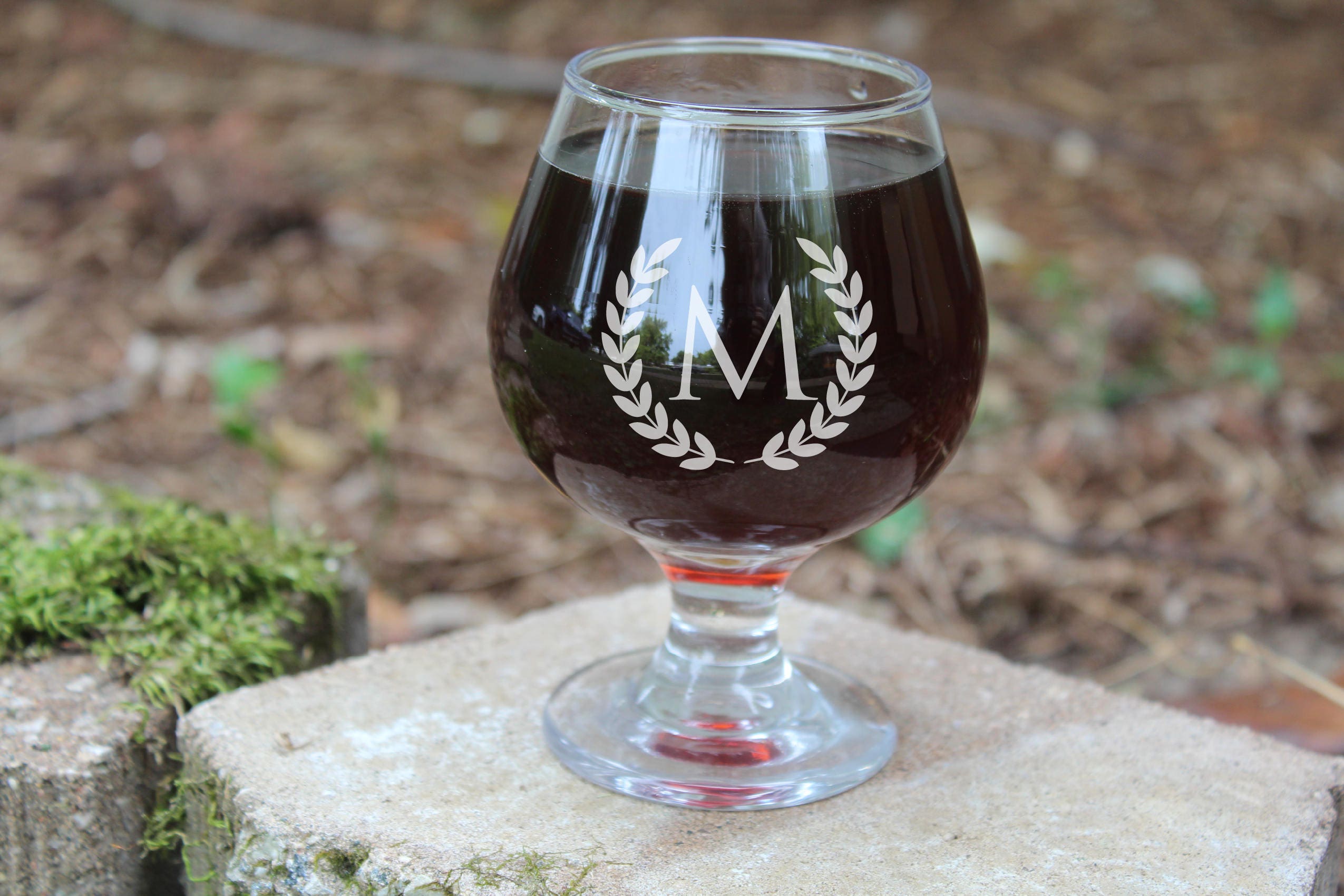 Personalized Beer Glass Engraved Snifter Brandy Craft Beer Etsy