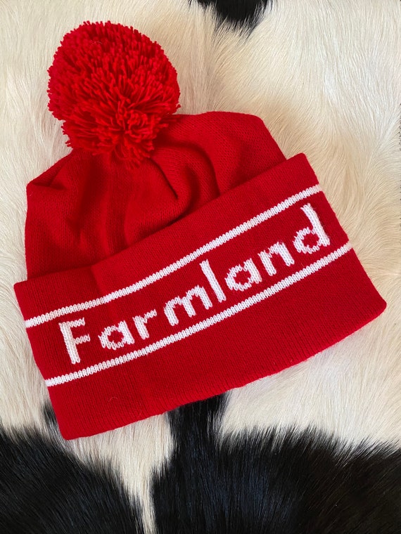 Deadstock Vintage Farmland Beanie/ Vintage Red Bea