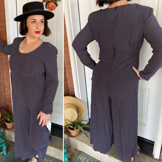 Vintage Rampage Romper/Polka Dot Pant Romper/ 80’s