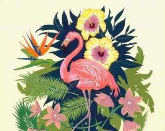 Selvas de flamencos.