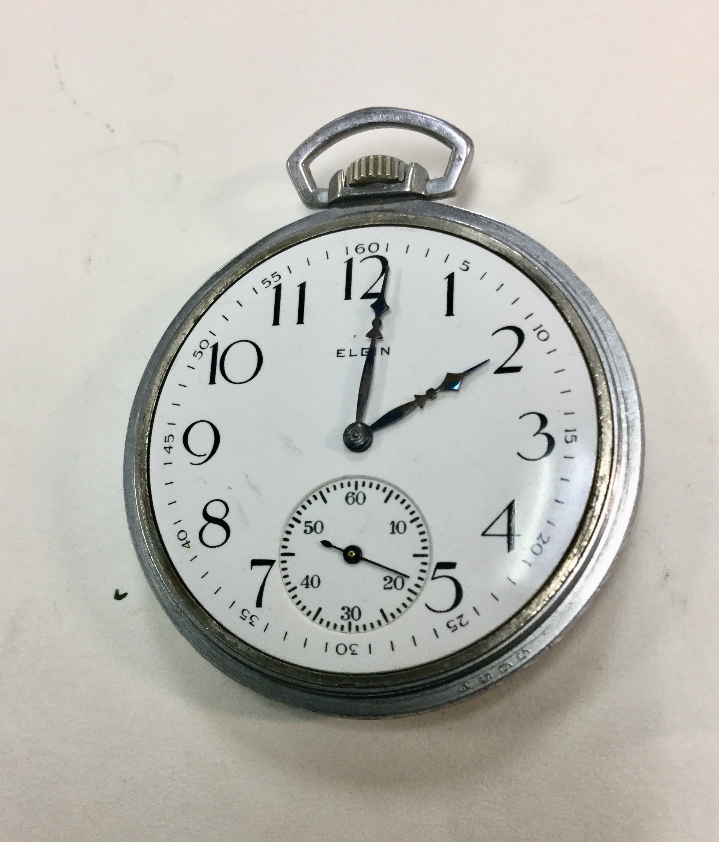 1926 Elgin Pocket Watch 15 Jewel 10S 44mm Running