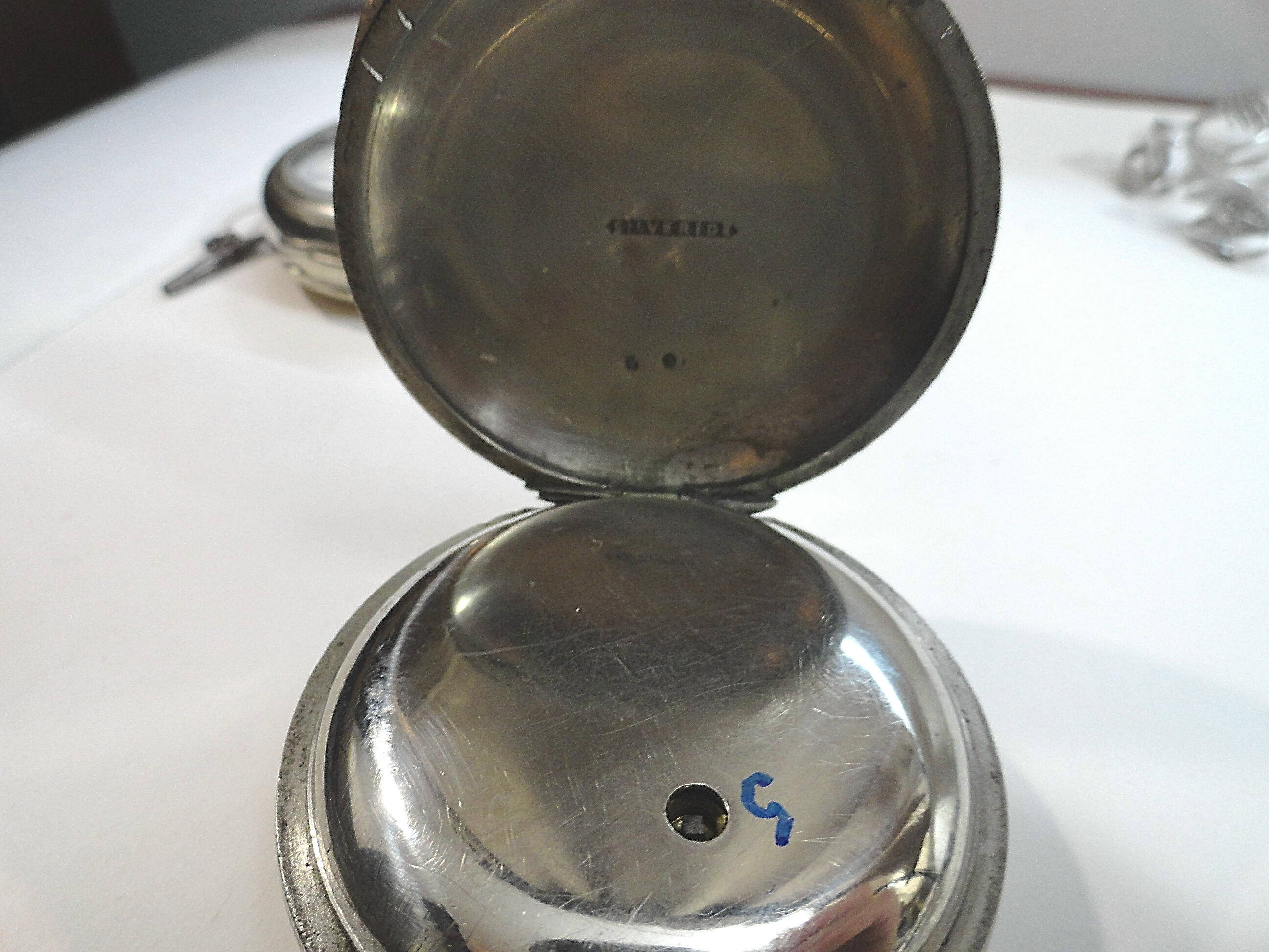 1884 Elgin Key Wind Key Set Pocket Watch 17 Jewel 18 Size