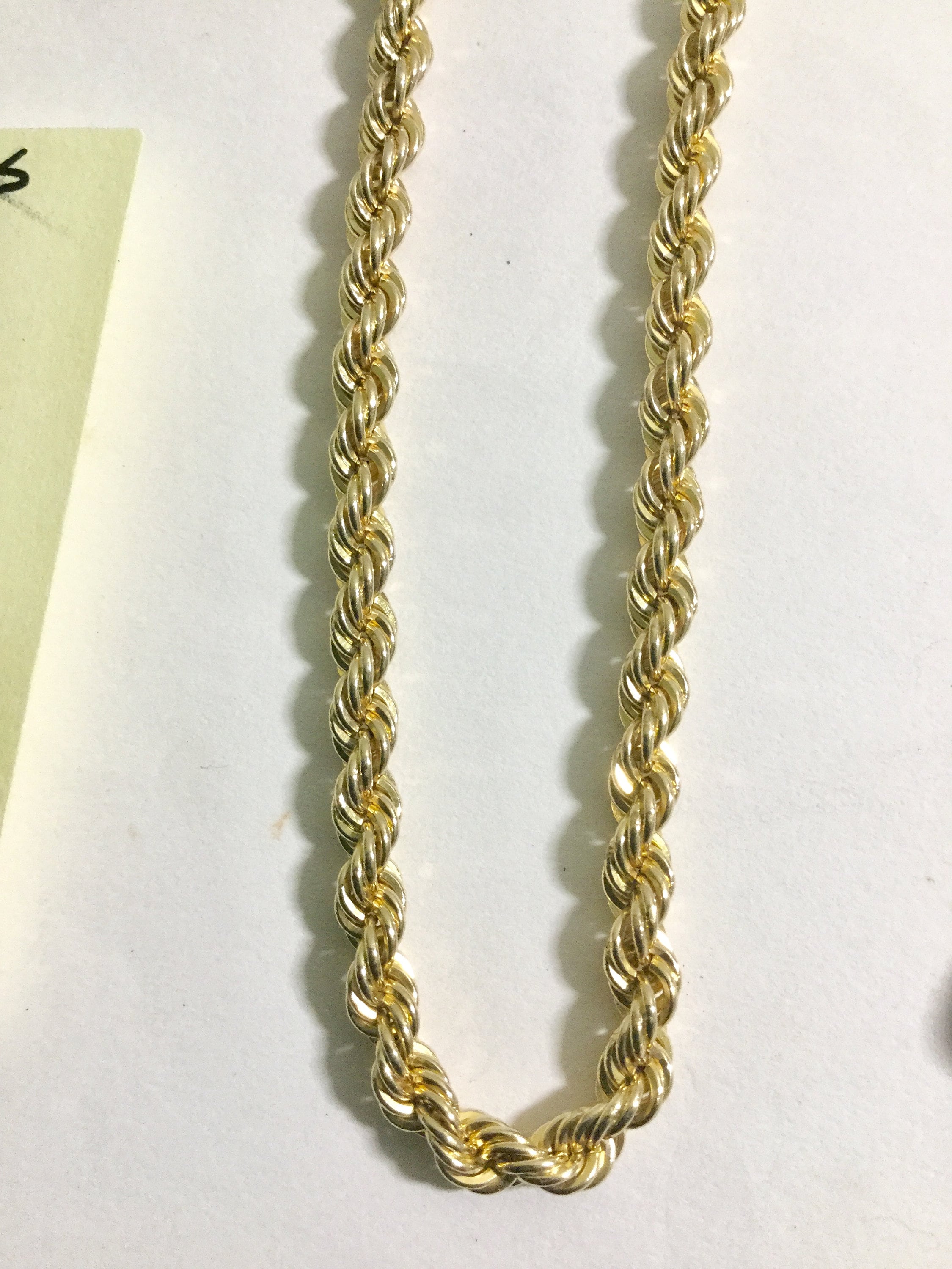 1950s Pocket Watch Chain Simmons Gold Filled 11 inches 4mm