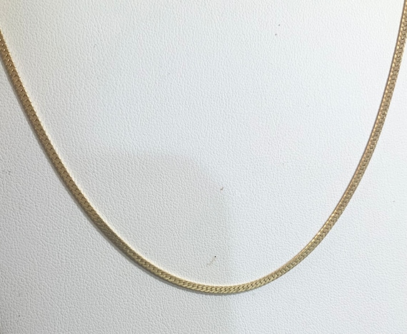 Vintage 1960s New Old Stock Yellow Gold Plate Long Pendant Chain 30” 2mm