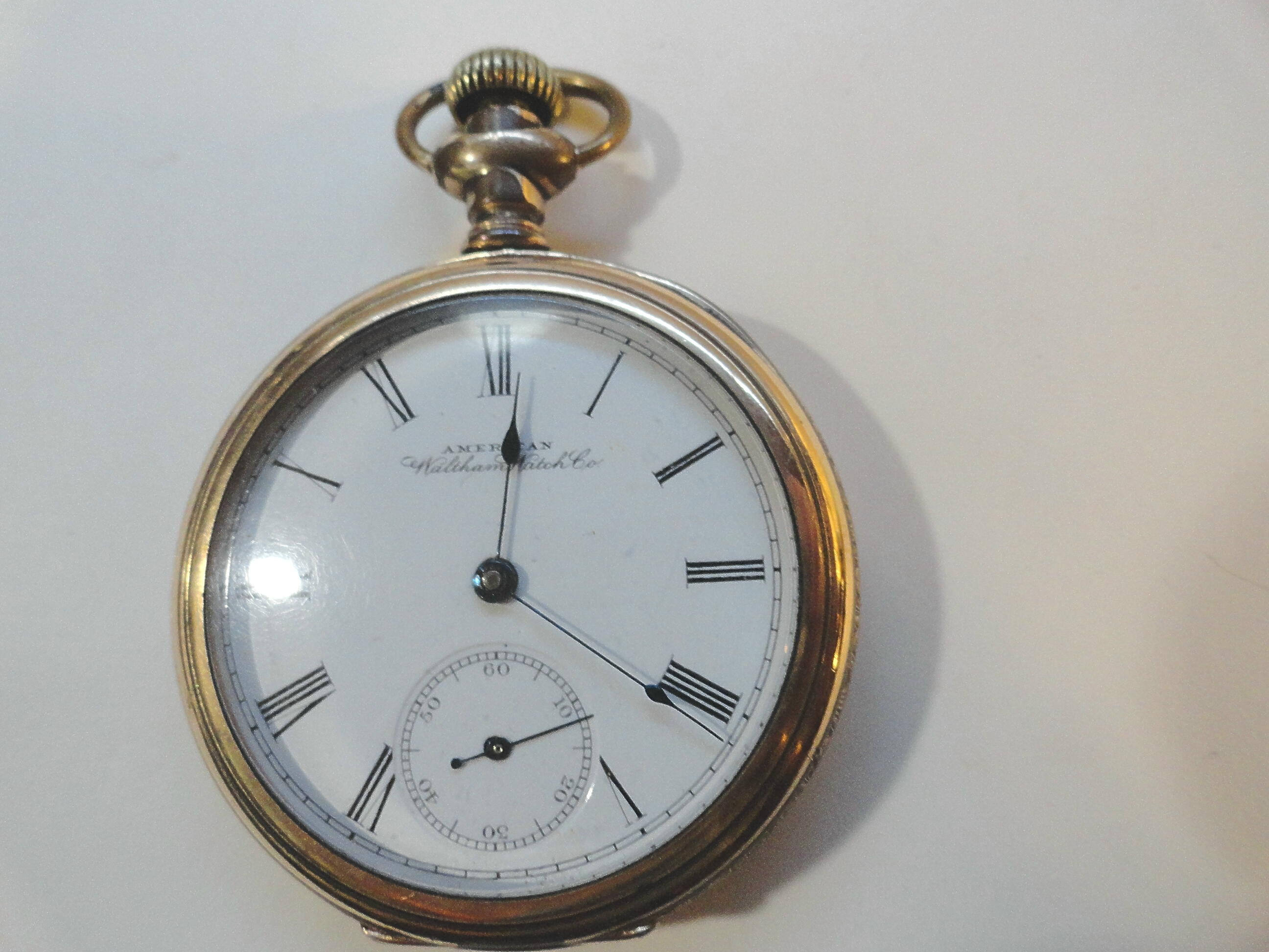 1892 American Waltham Pocket Watch 7 Jewel 18 Size 52mm Running