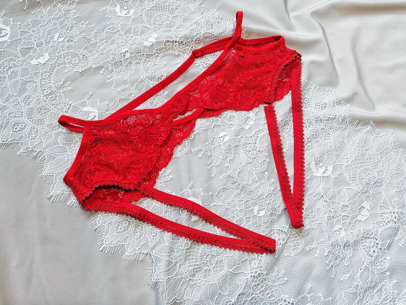 Sheer Crotchless Panties Plus Size Lingerie Crotchless Open Crotch