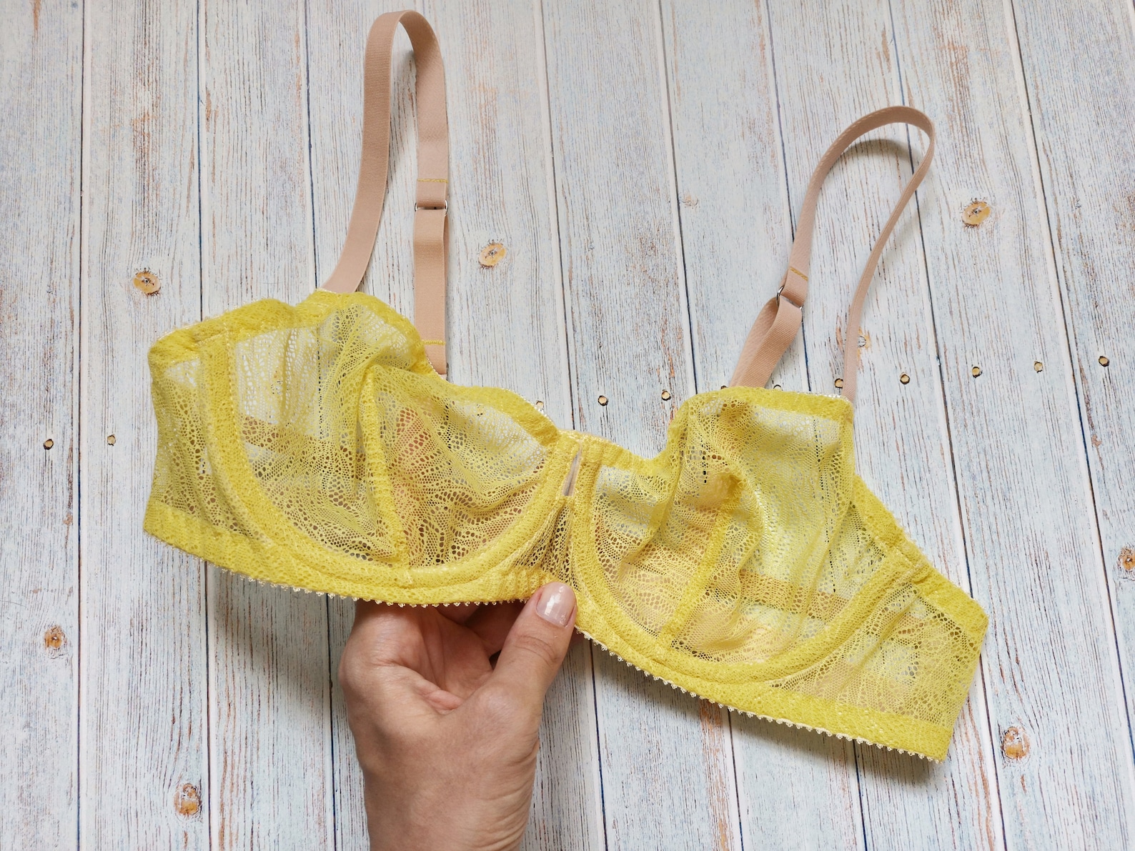 Yellow Lingerie Set Yellow Bra Set Sheer Sexy Lingerie Etsy