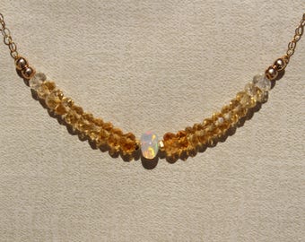 Opal and Citrine - Etsy