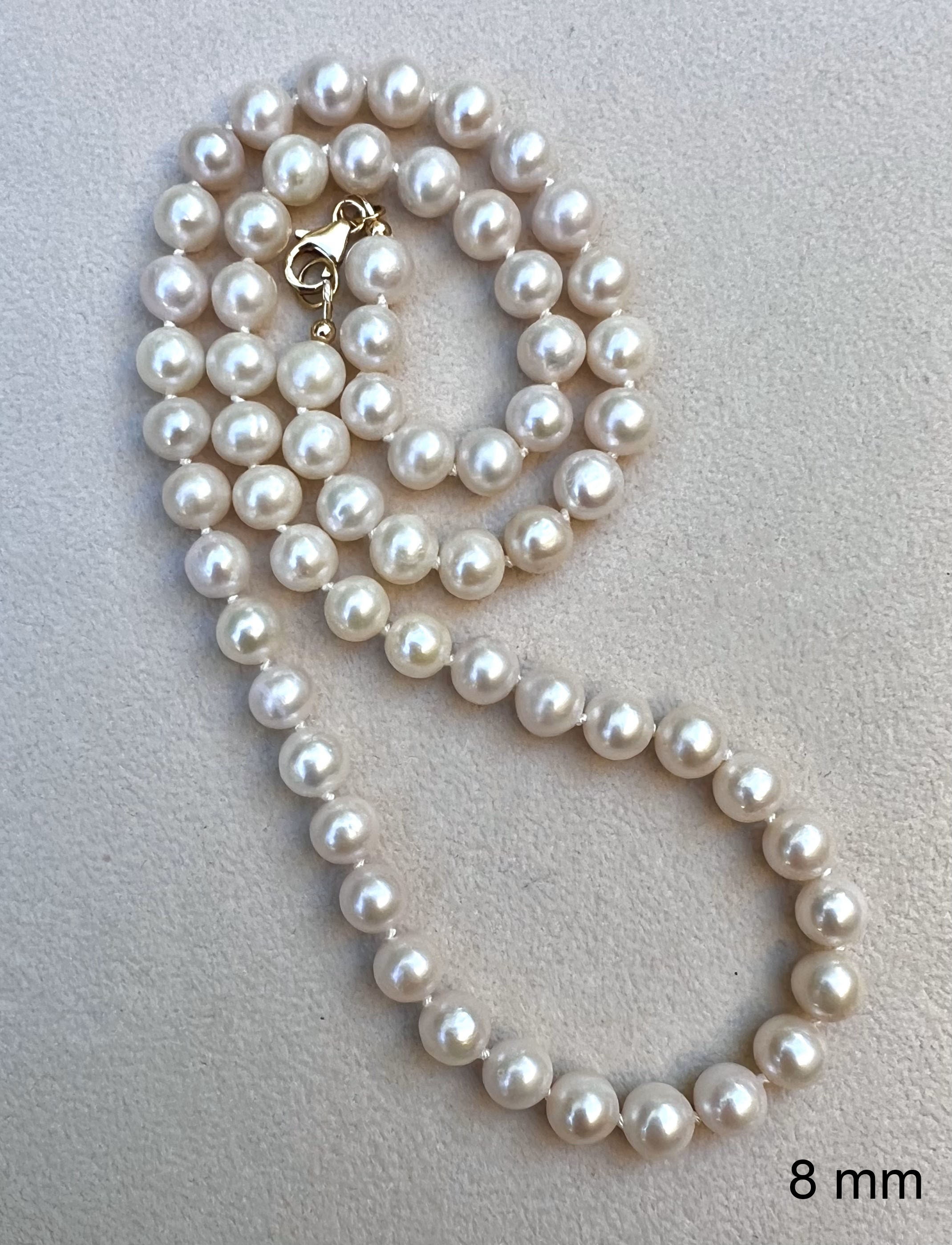 Real pearl shop necklace value