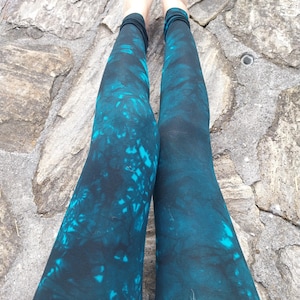 Geometrische Leggings/Tribal Leggings/Yoga leggings/Tie dye Leggings/Moss grüne Leggings/ Goa leggings/Festival Leggings/ Spray Leggings