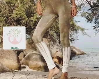 Sustainable Yoga Leggings I Custom Leggings I Aquarel Leggings I Low impact dye Leggings I Yoga Leggings I Bamboo Leggings