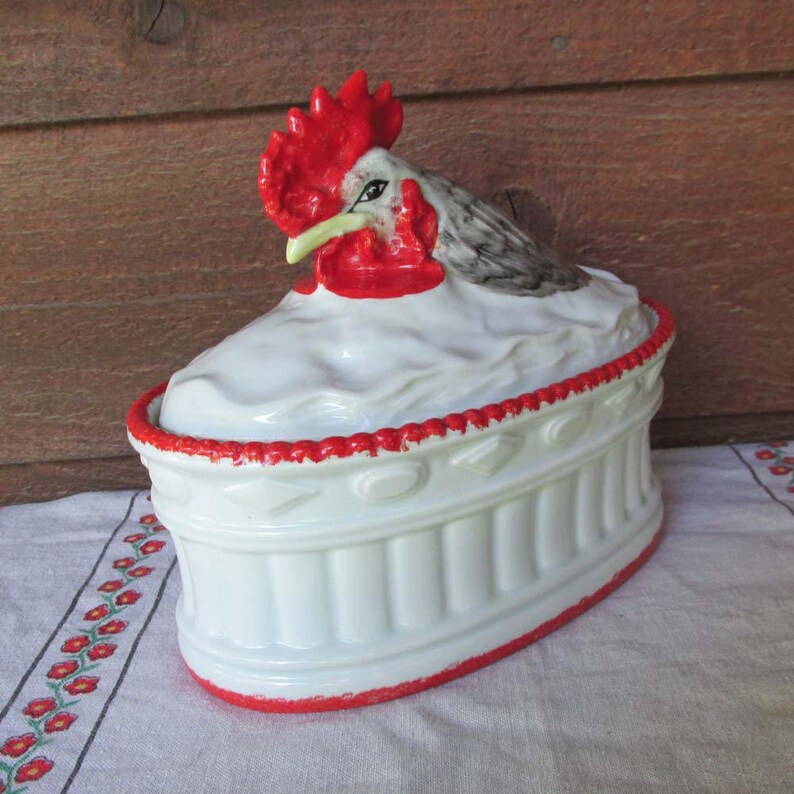 French Covered Dish Vintage Kitchen Bakeware