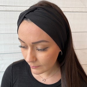 Black Twisted Headband