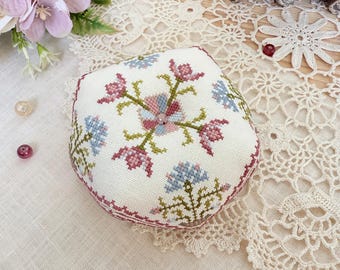 Pattern Biscornu cross stitch  pincushion Instant Download PDF Chart