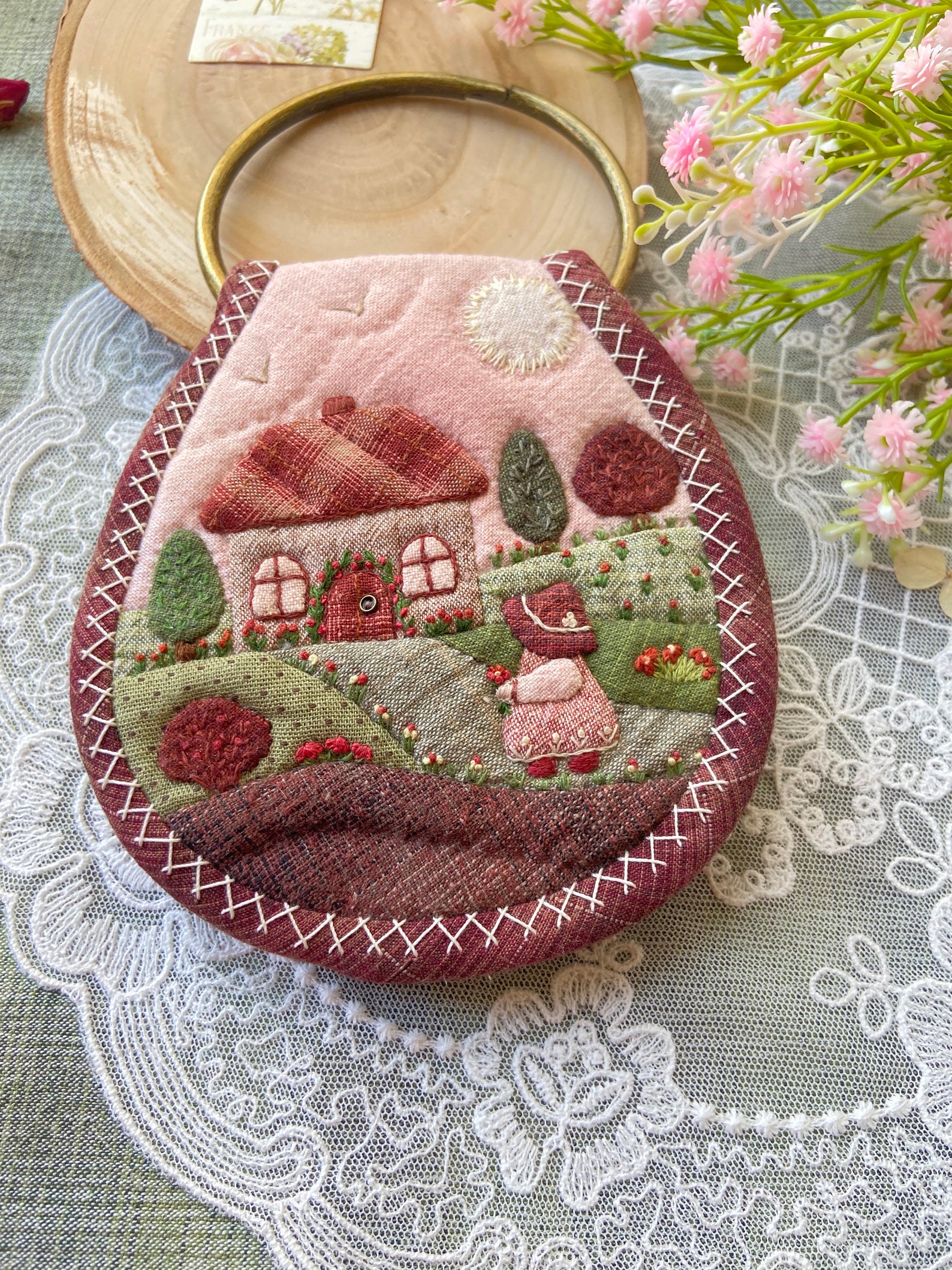 Designer Key Holder, Patchwork Fabric Key Holder, Key Organizer ...