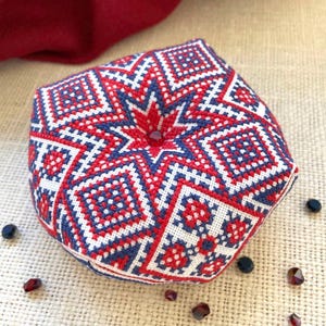 Biscornu pincushion Cross stitch Pattern PDF Instant Download PDF Chart